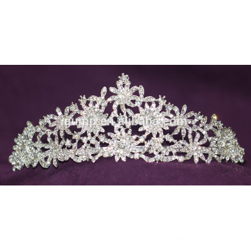 Beauty Wedding Tiara Custom High Quality Shiny Crystal Bridal Crown